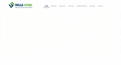 Desktop Screenshot of bellalinea.com.br
